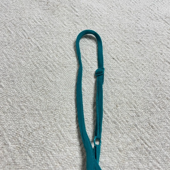 Aritzia Talula Teal Sea Blue Tiered Tank Mini Dress L - Picture 4 of 9